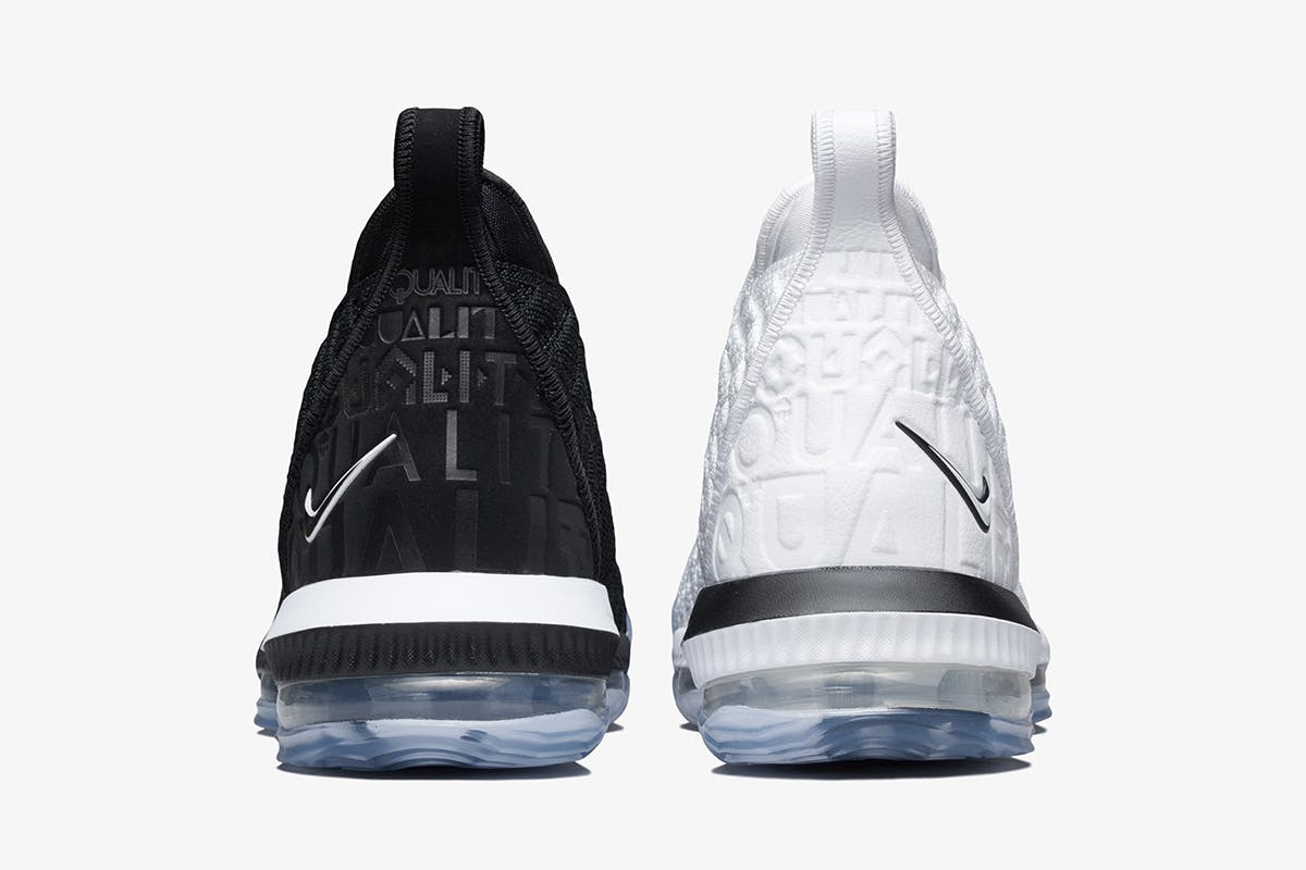 lebron 16 black and white equality